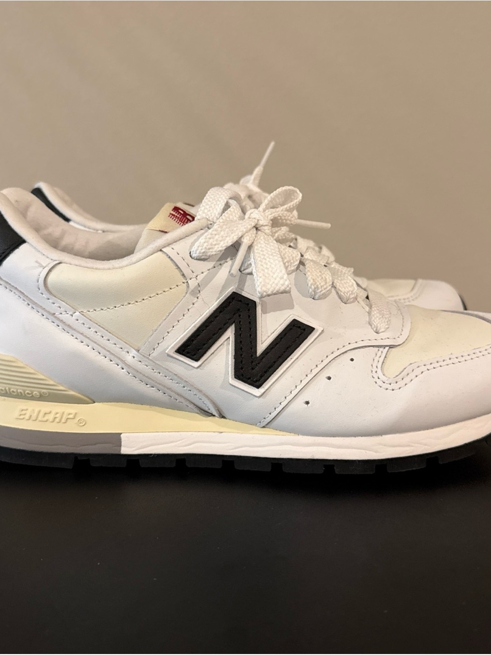 New Balance Teddy Santis x 996 Made in USA White/Black Sneaker U996TC
